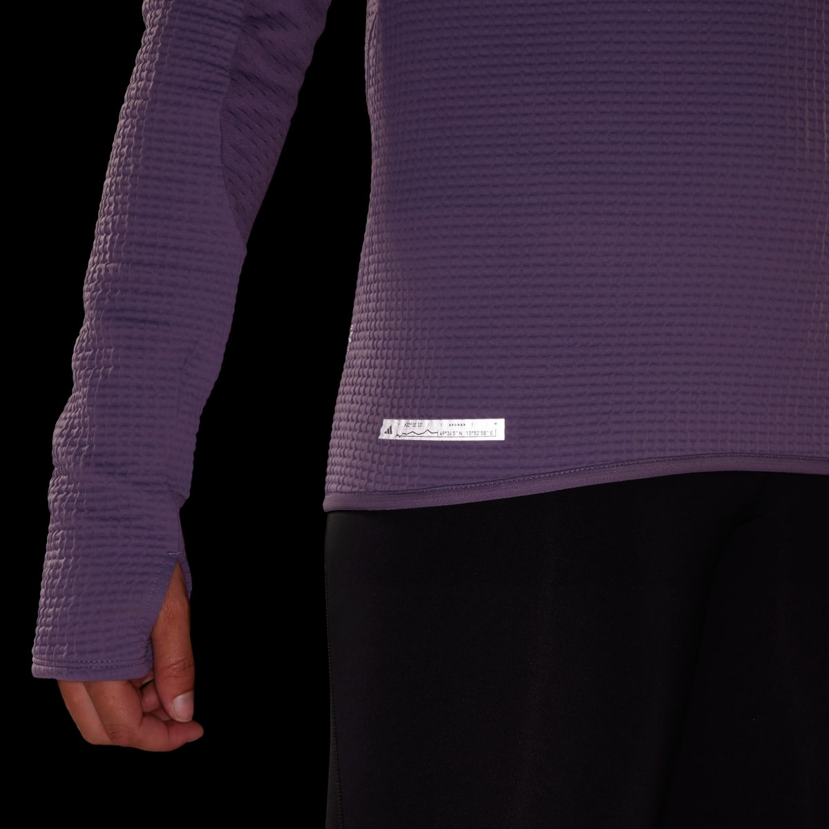 Adidas Ultimate Conquer the Elements COLD.RDY Half-Zip Running Shirt. 8