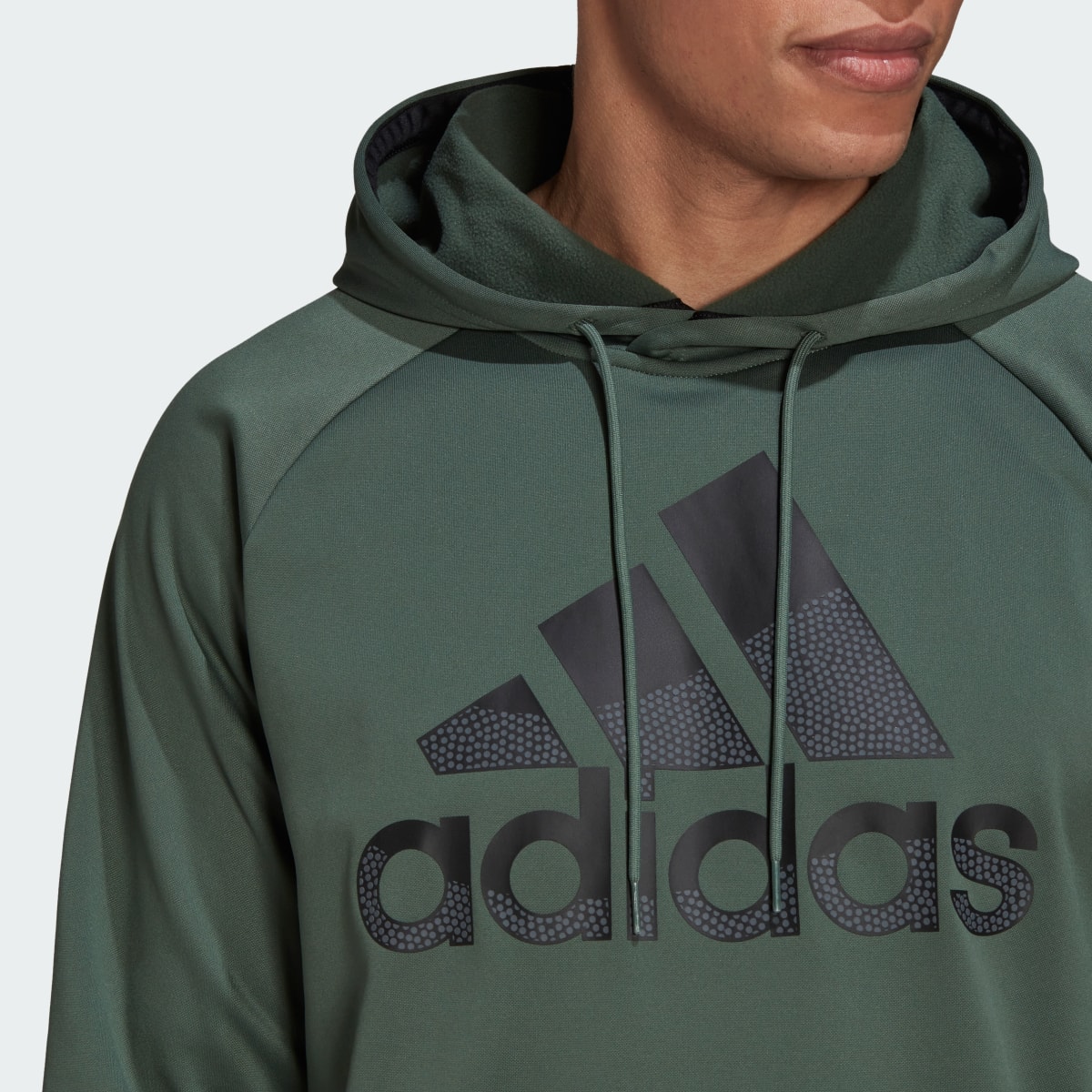 Adidas AEROREADY Game and Go Big Logo Hoodie. 7