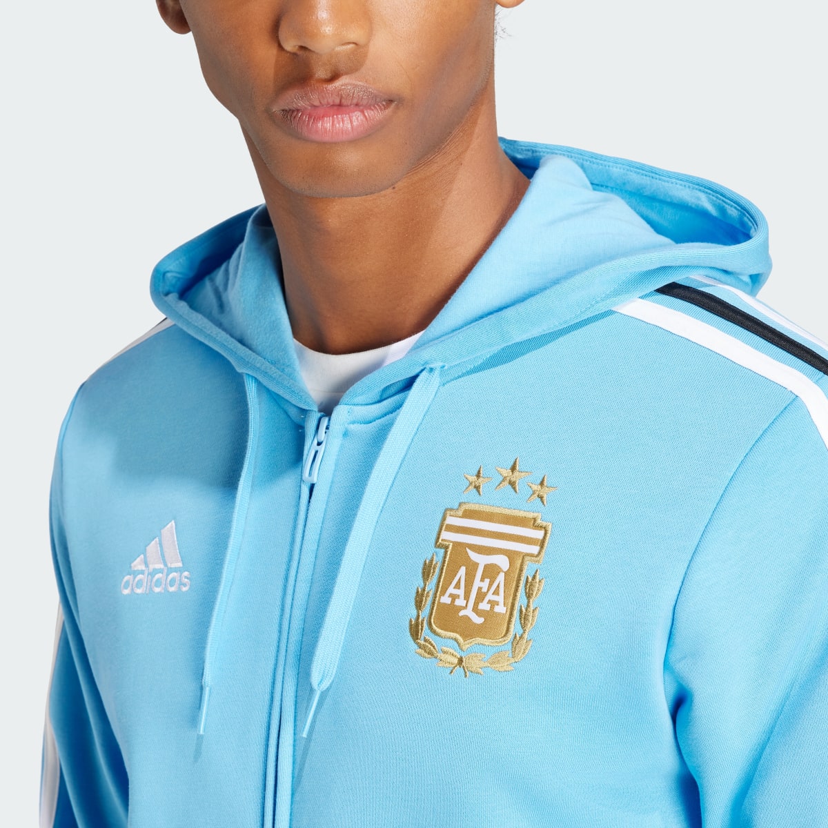 Adidas Argentina DNA Full-Zip Hoodie. 6