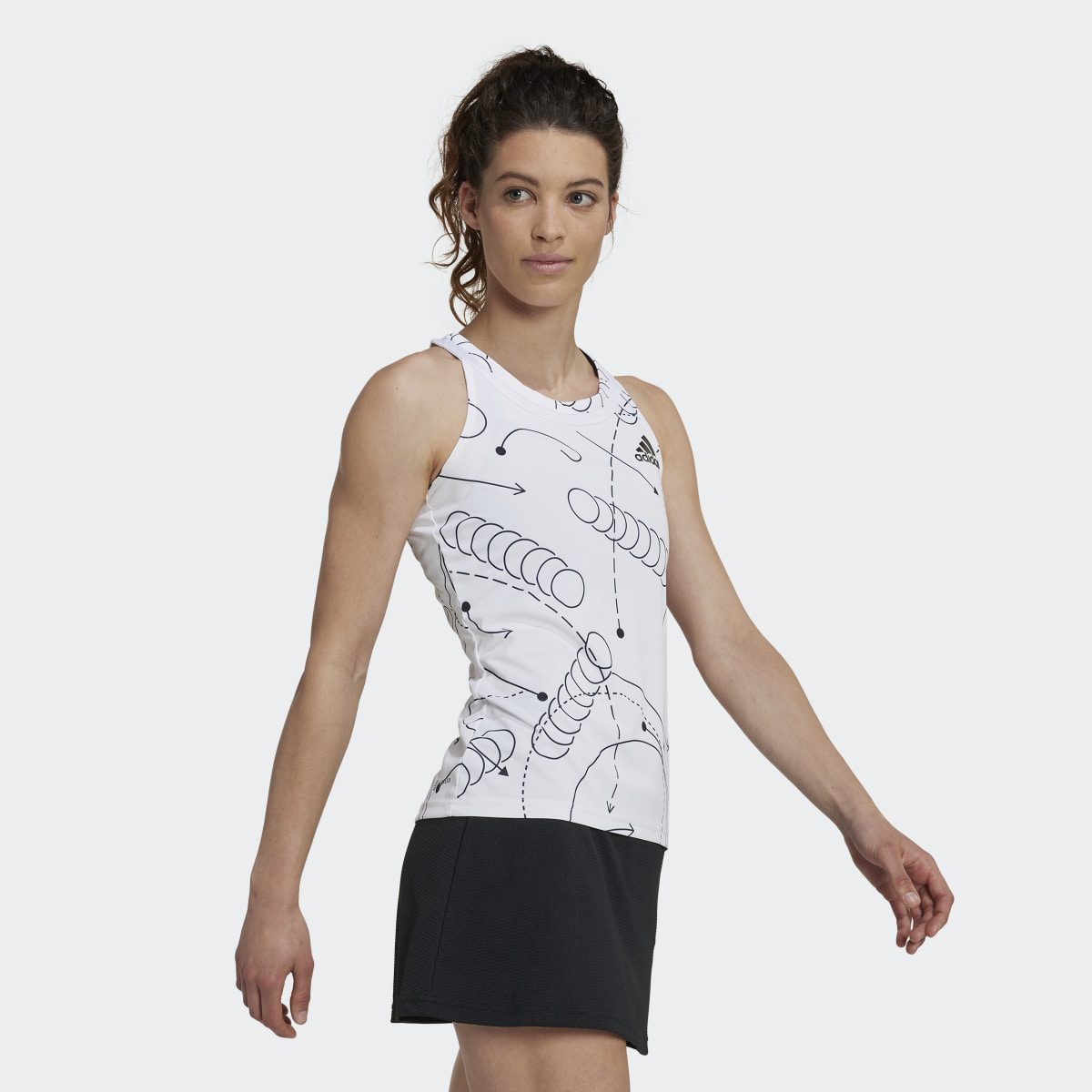 Adidas Camiseta sin mangas Club Tennis Graphic. 5