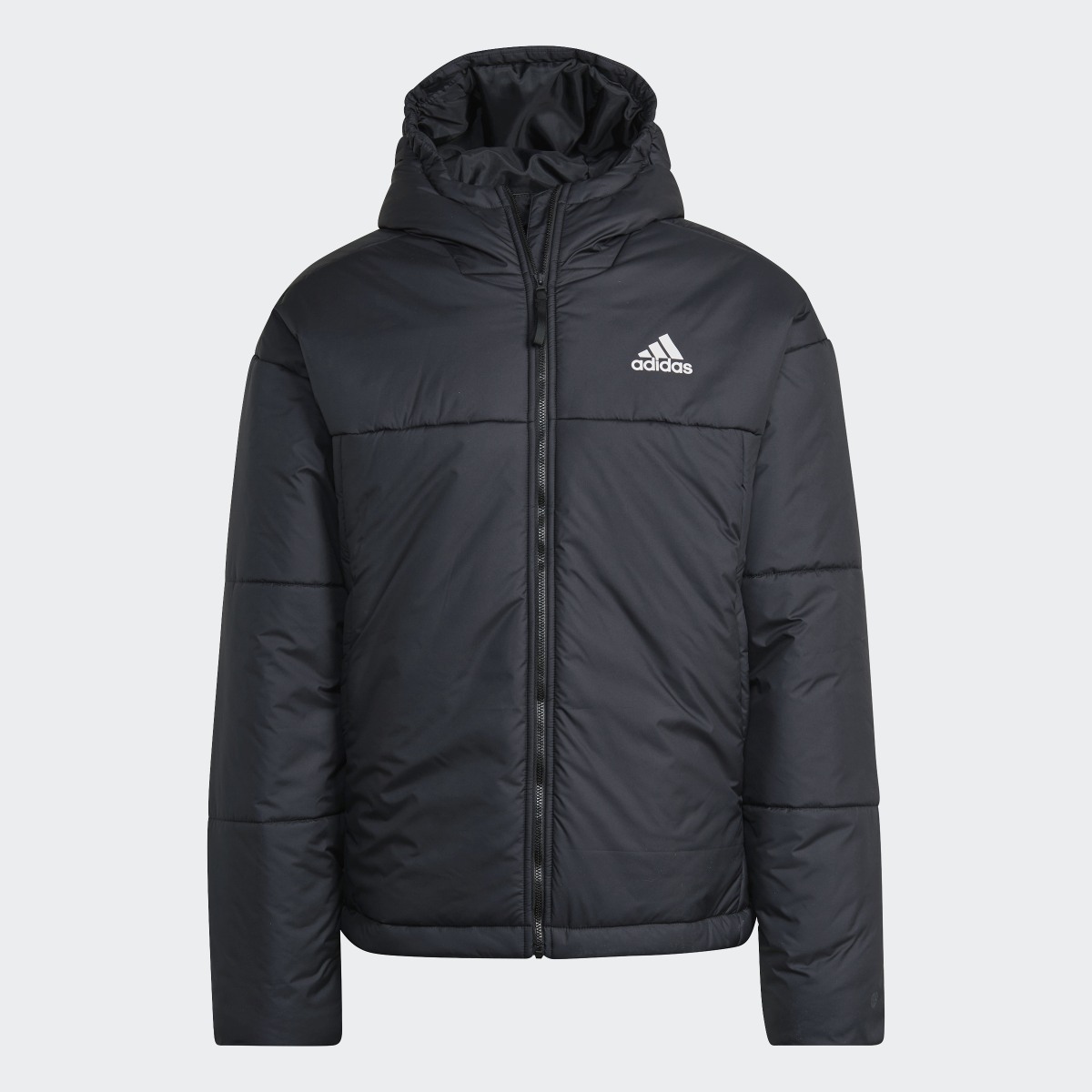 Adidas BSC 3-Stripes Puffy Hooded Jacket. 5