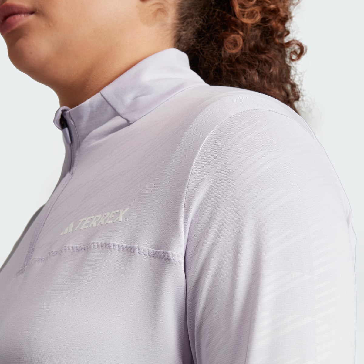 Adidas Camisola com Meio Fecho Multi TERREX (Plus Size). 6