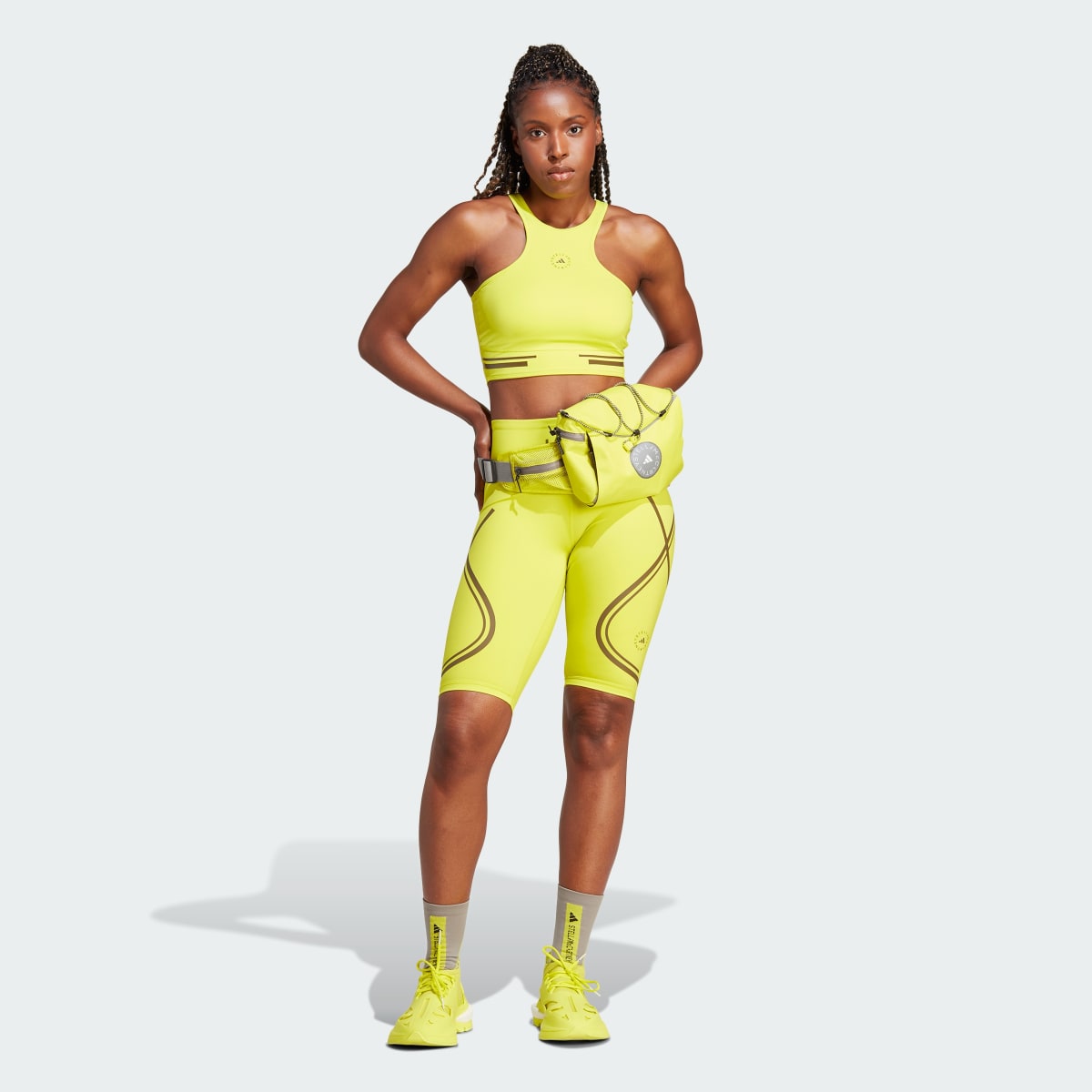 Adidas Top Curto para Running TruePace adidas by Stella McCartney. 5