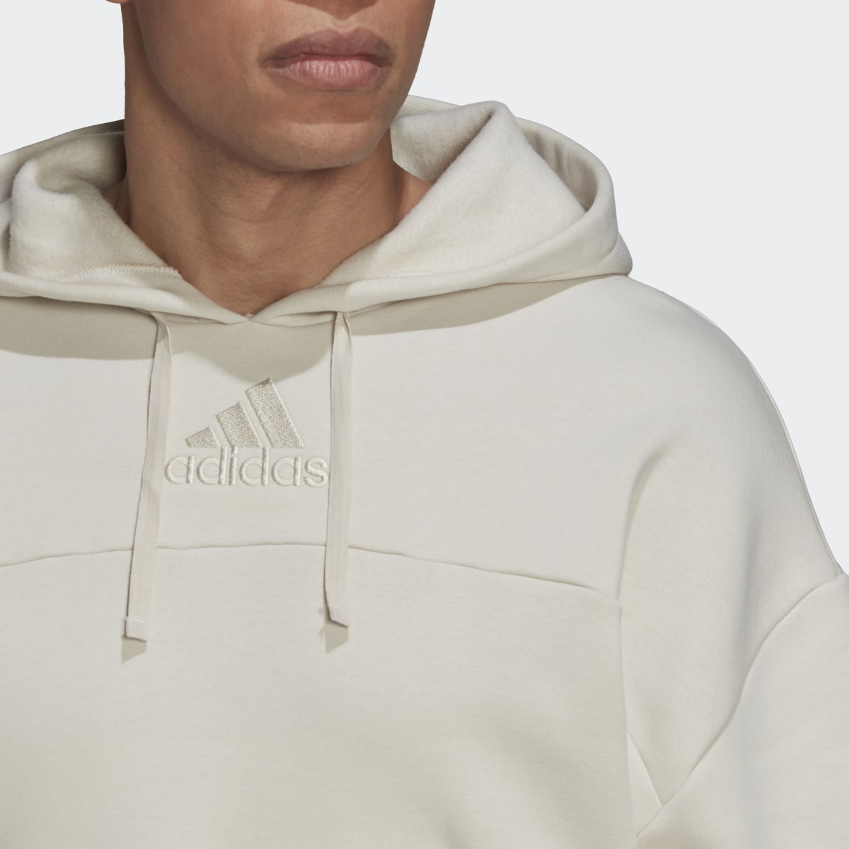 Adidas Studio Lounge Fleece Hoodie. 7