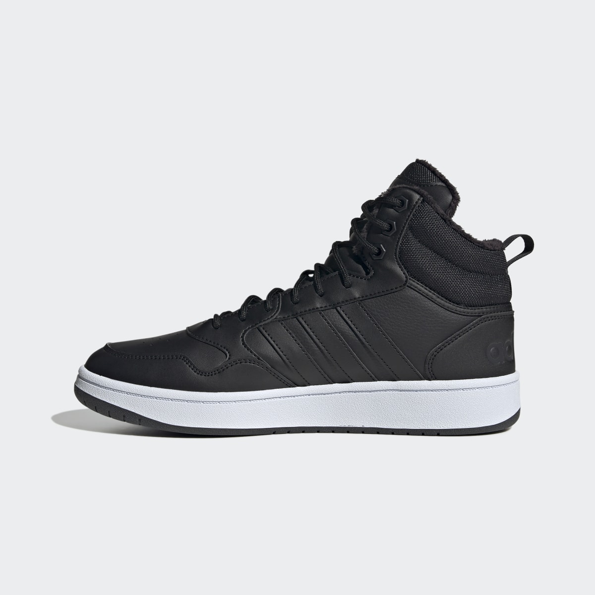 Adidas Scarpe Hoops 3.0 Mid Lifestyle Basketball Classic Fur Lining Winterized. 7