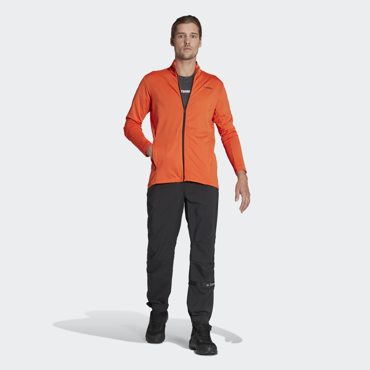 Adidas Terrex Multi Primegreen Full-Zip Fleece Jacket. 6