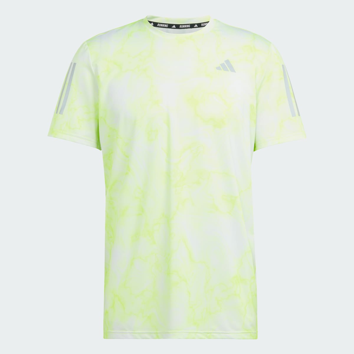 Adidas Own the Run Allover Print T-Shirt. 5