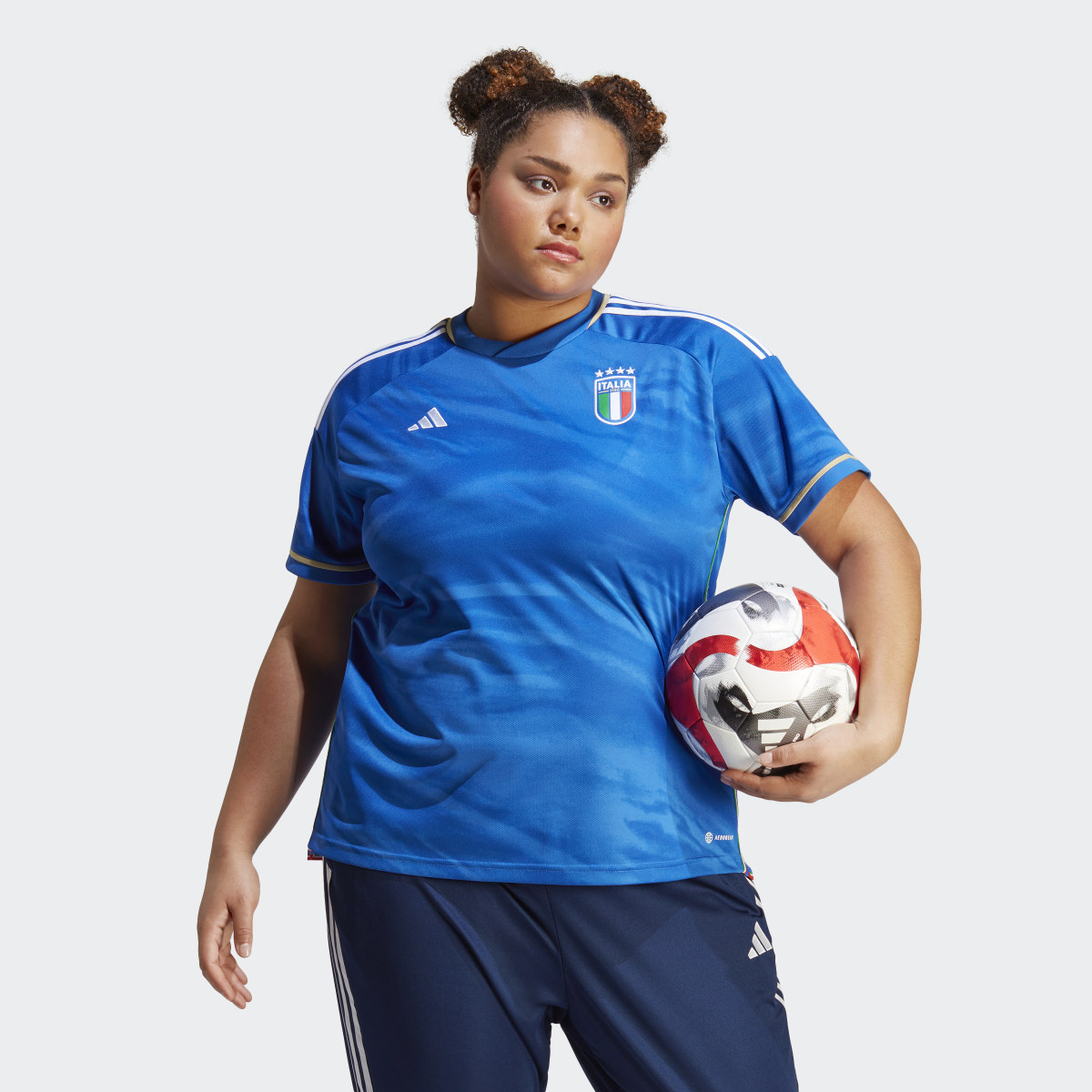 Adidas Camisola Principal 23 da Itália (Plus Size). 4