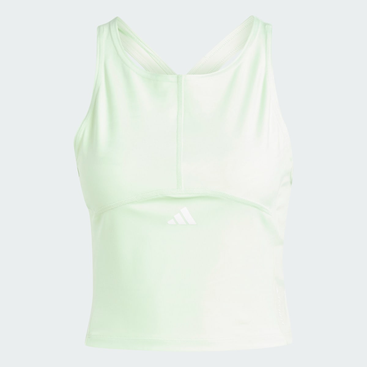 Adidas Techfit Printed Crop Training Tank Top. 5