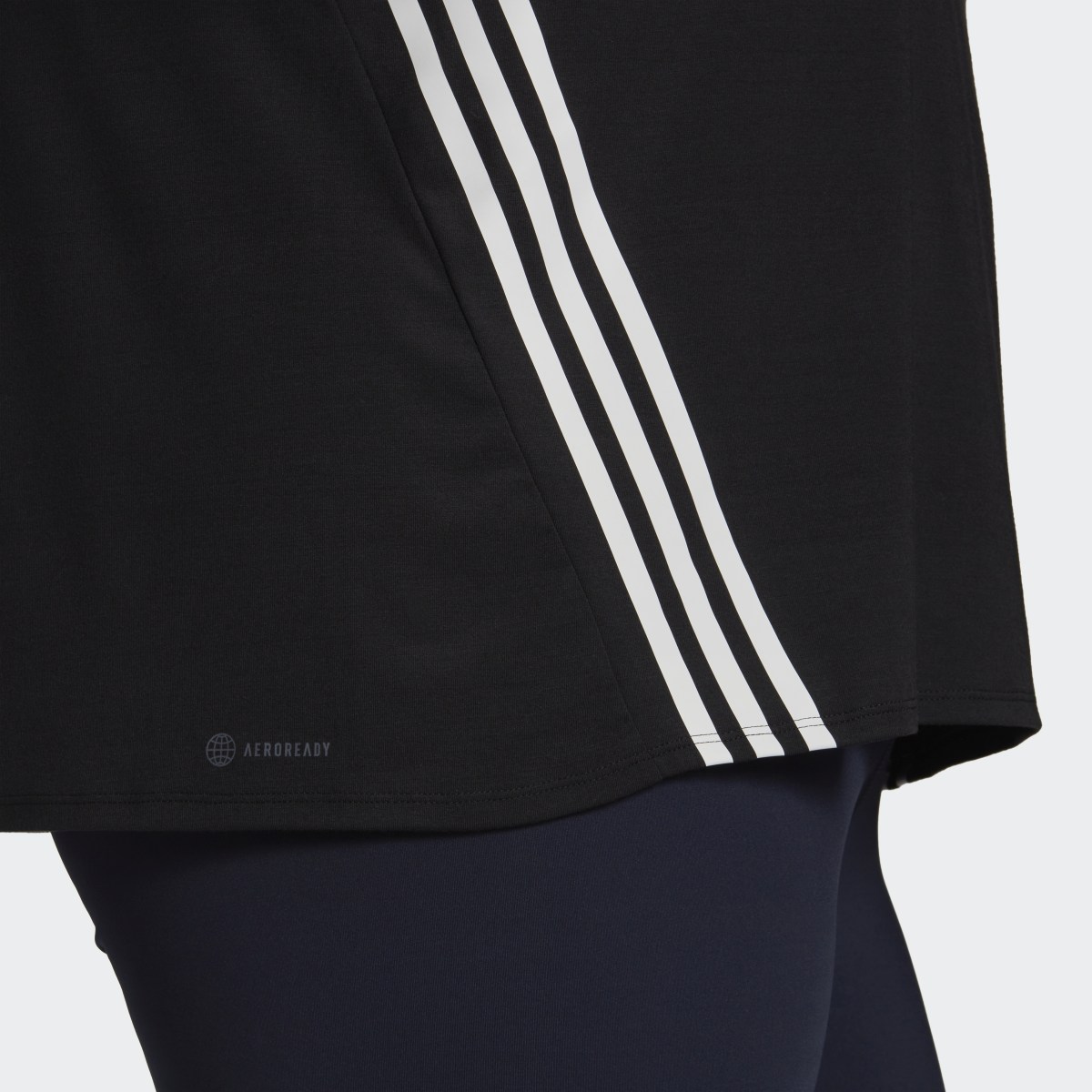 Adidas T-shirt 3-Stripes Train Icons (Plus Size). 7