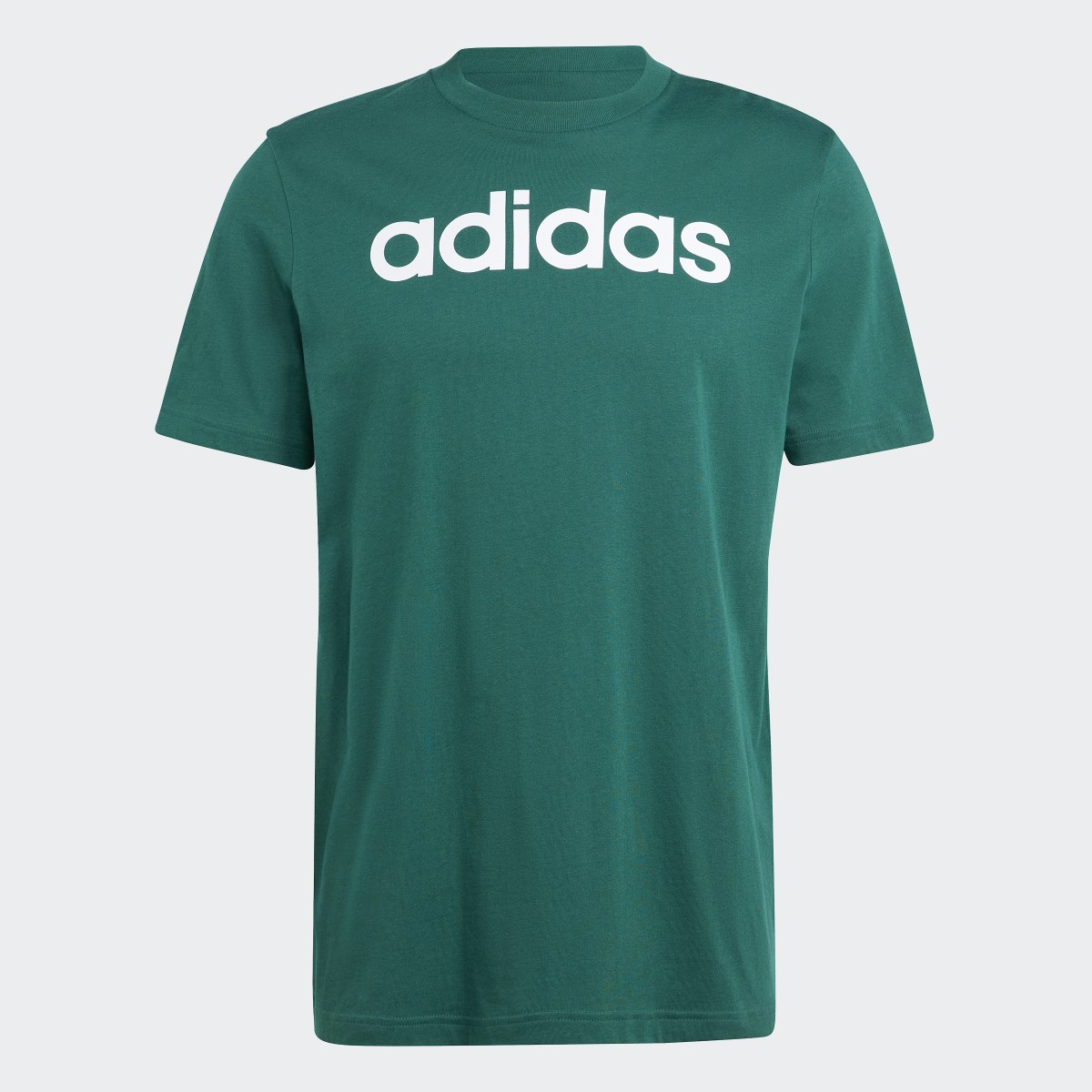 Adidas Essentials Single Jersey Linear Embroidered Logo Tee. 5
