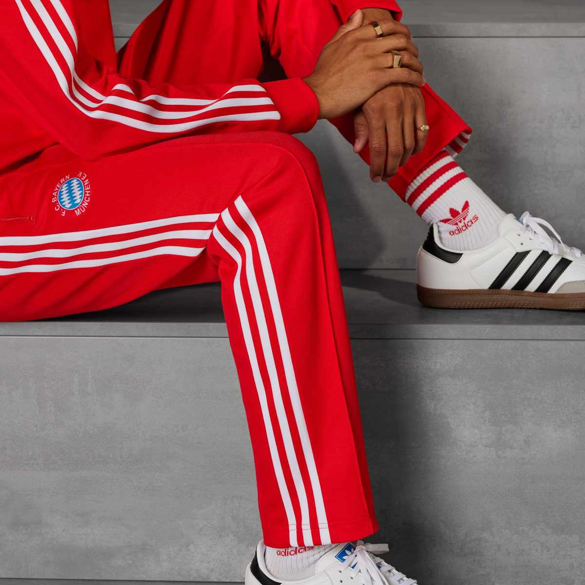 Adidas Spodnie dresowe FC Bayern Beckenbauer. 4