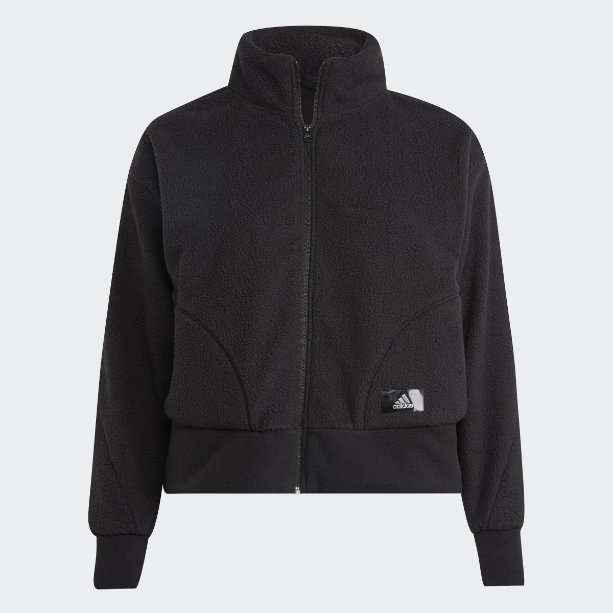 Adidas Holidayz Sherpa Jacket (Plus Size). 6