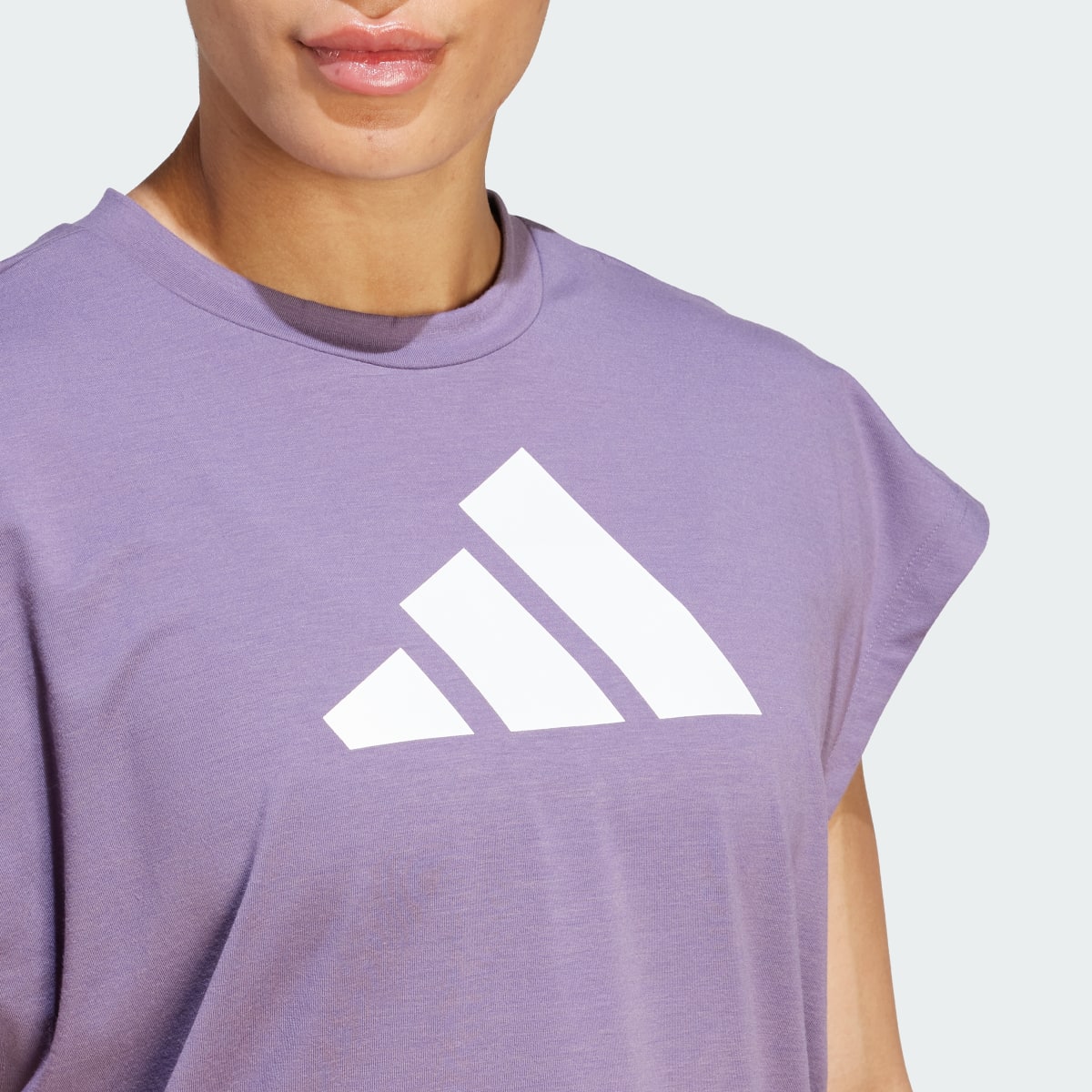 Adidas Train Icons Training Regular Fit Logo Tee. 6