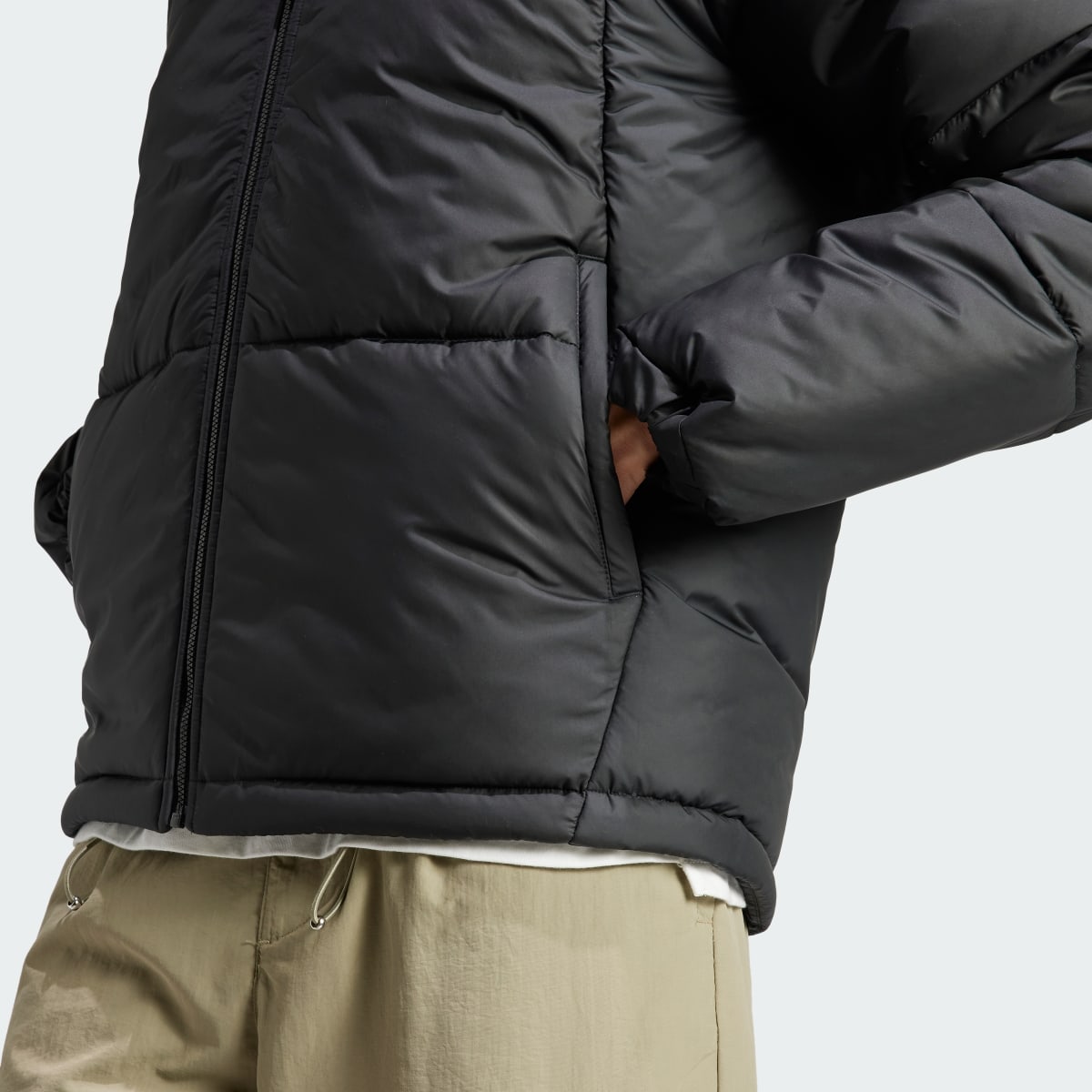 Adidas BSC 3-Stripes Puffy Hooded Jacket. 7