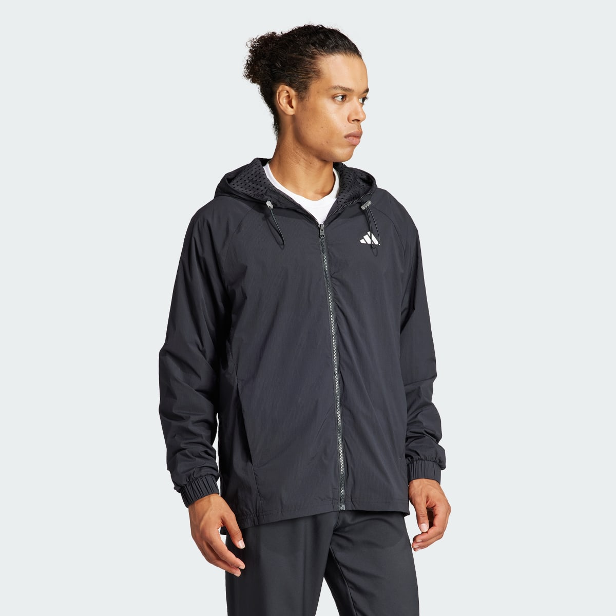 Adidas Chaqueta Tennis Pro Semi-Transparent. 4