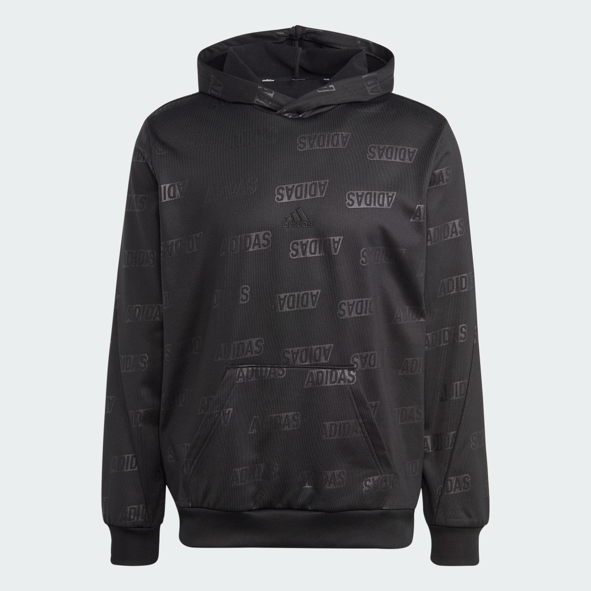 Adidas Embossed Polar Fleece Hoodie. 5