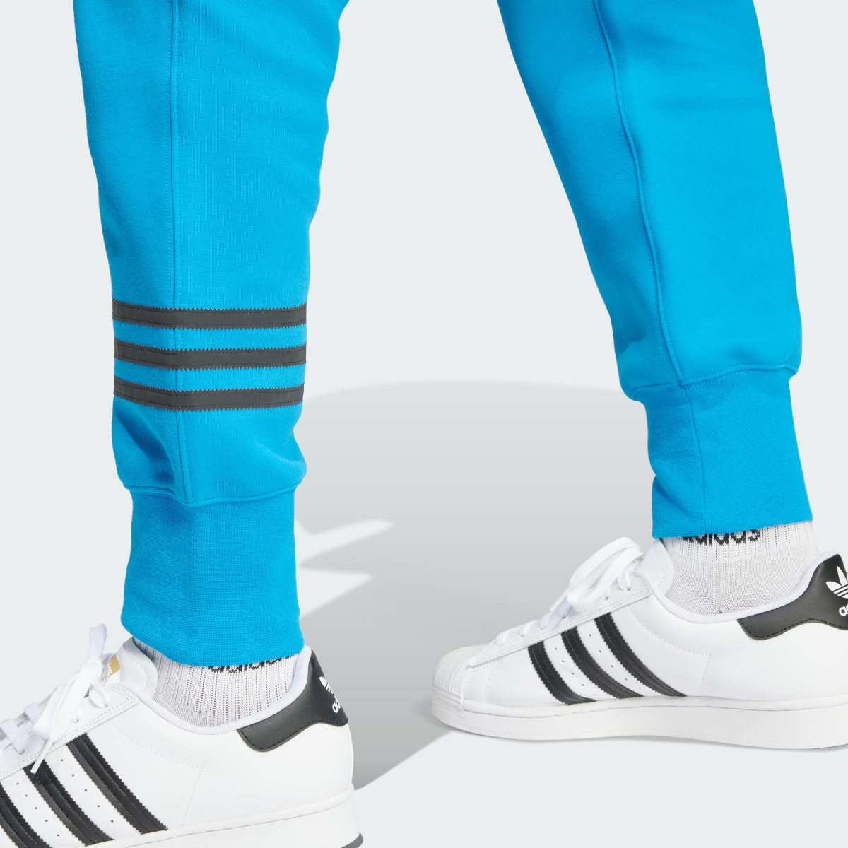 Adidas Street Neuclassics Cuffed Sweat Tracksuit Bottoms. 7