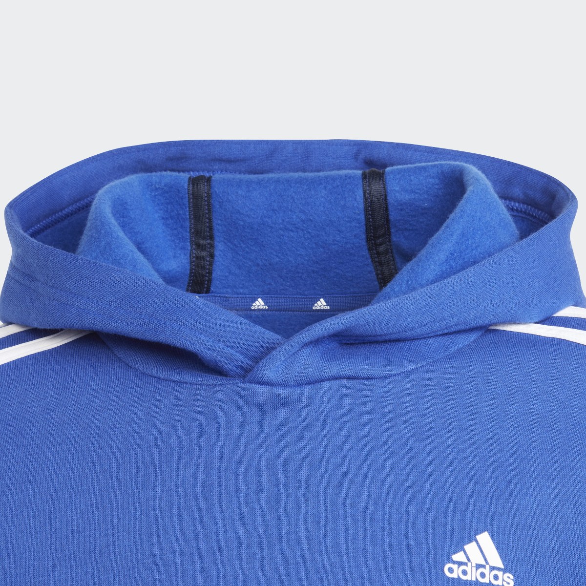 Adidas Sweat-shirt à capuche molleton Tiberio 3 bandes Colorblock Enfants. 5
