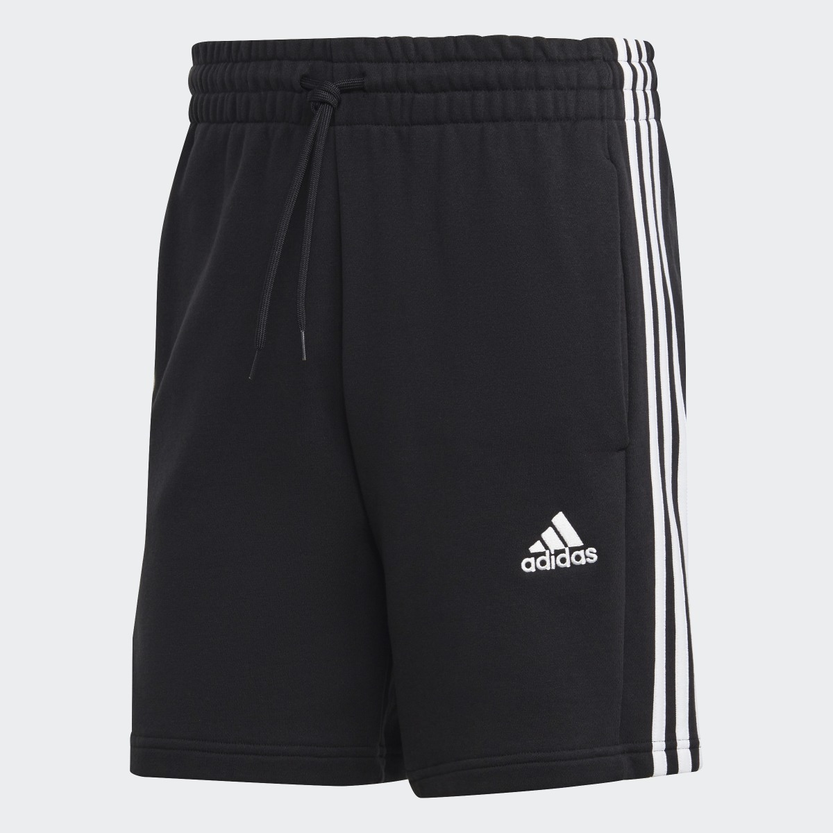 Adidas Essentials French Terry 3-Streifen Shorts. 5