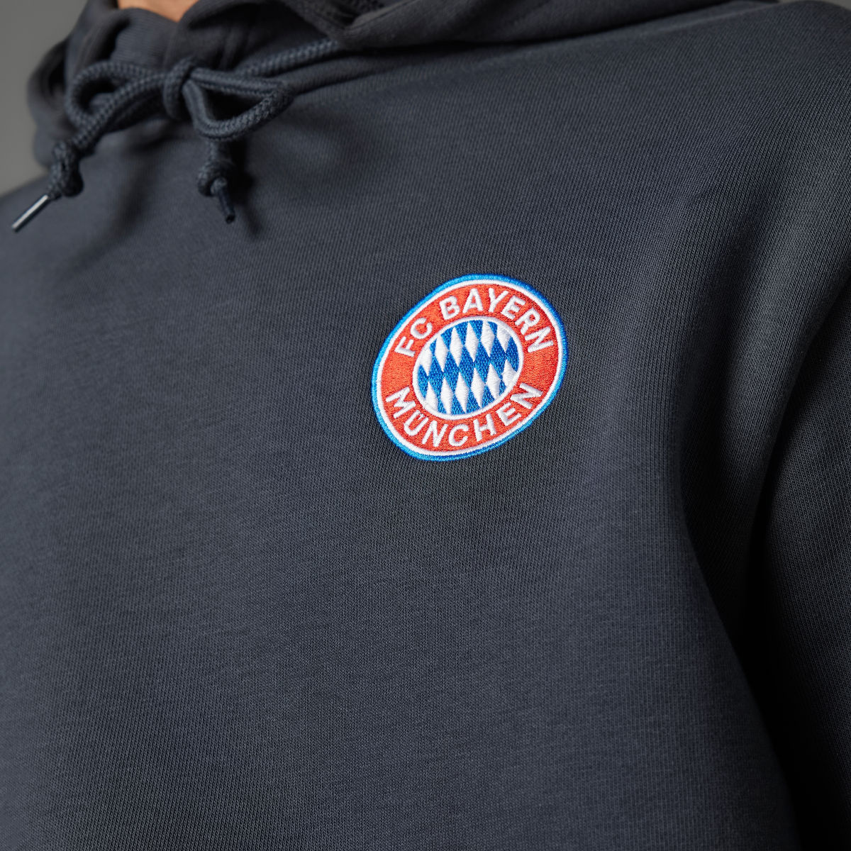 Adidas FC Bayern Essentials Trefoil Hoodie. 6