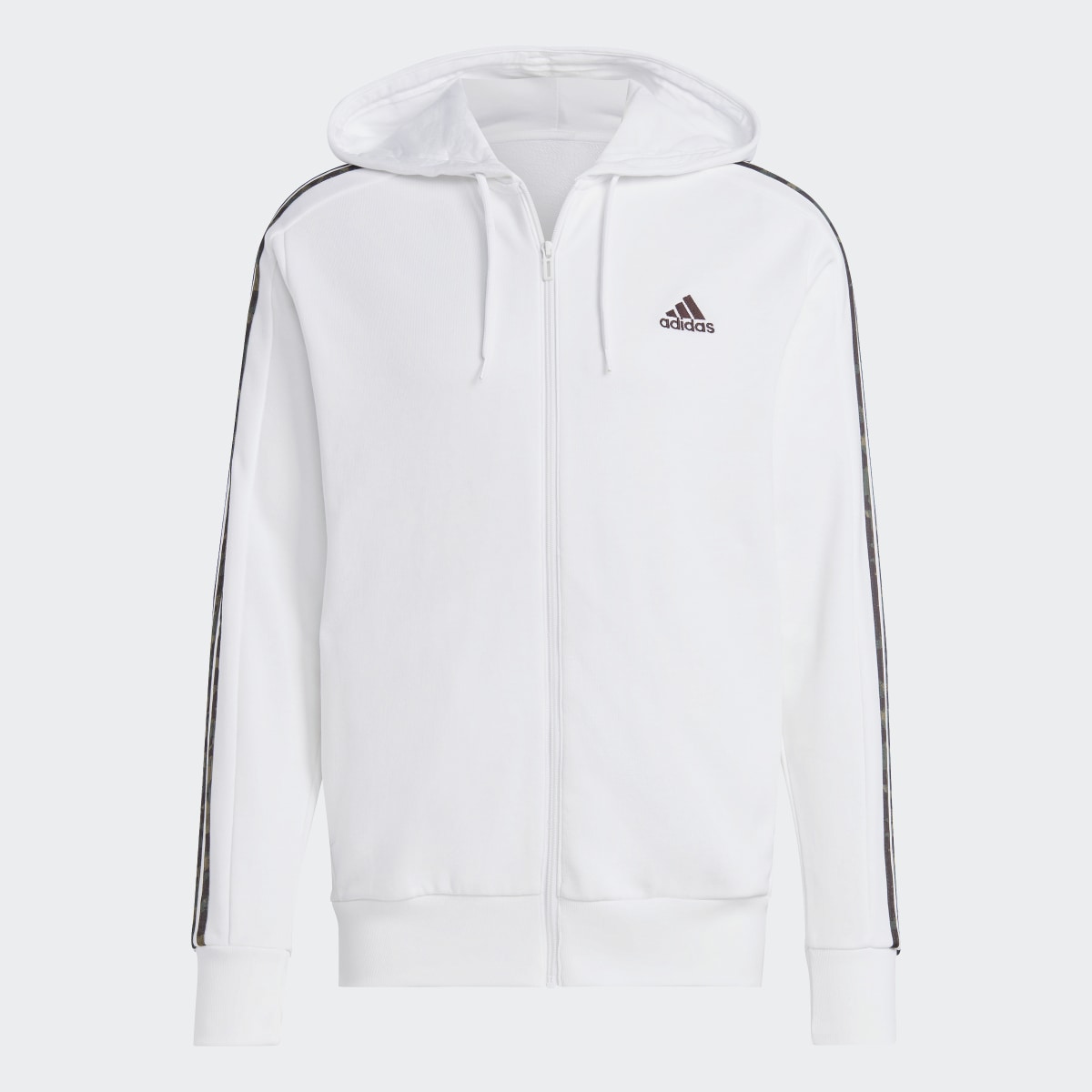 Adidas Chaqueta con capucha Essentials French Terry 3 bandas. 5