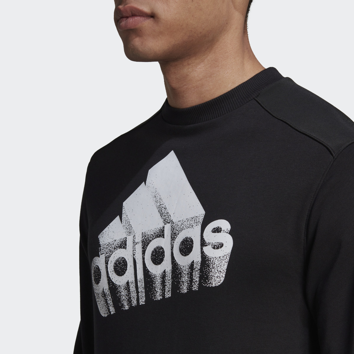 Adidas Sudadera Essentials Brand Love French Terry (Género neutro). 5