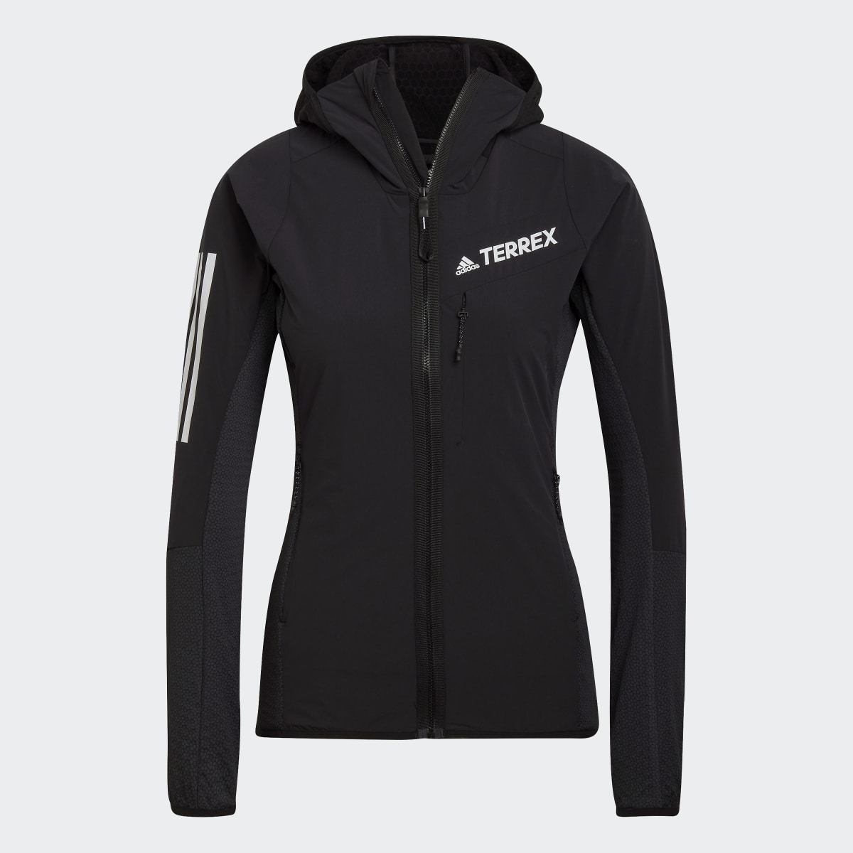 Adidas Techrock Flooce Wind Hooded Fleecejacke. 6