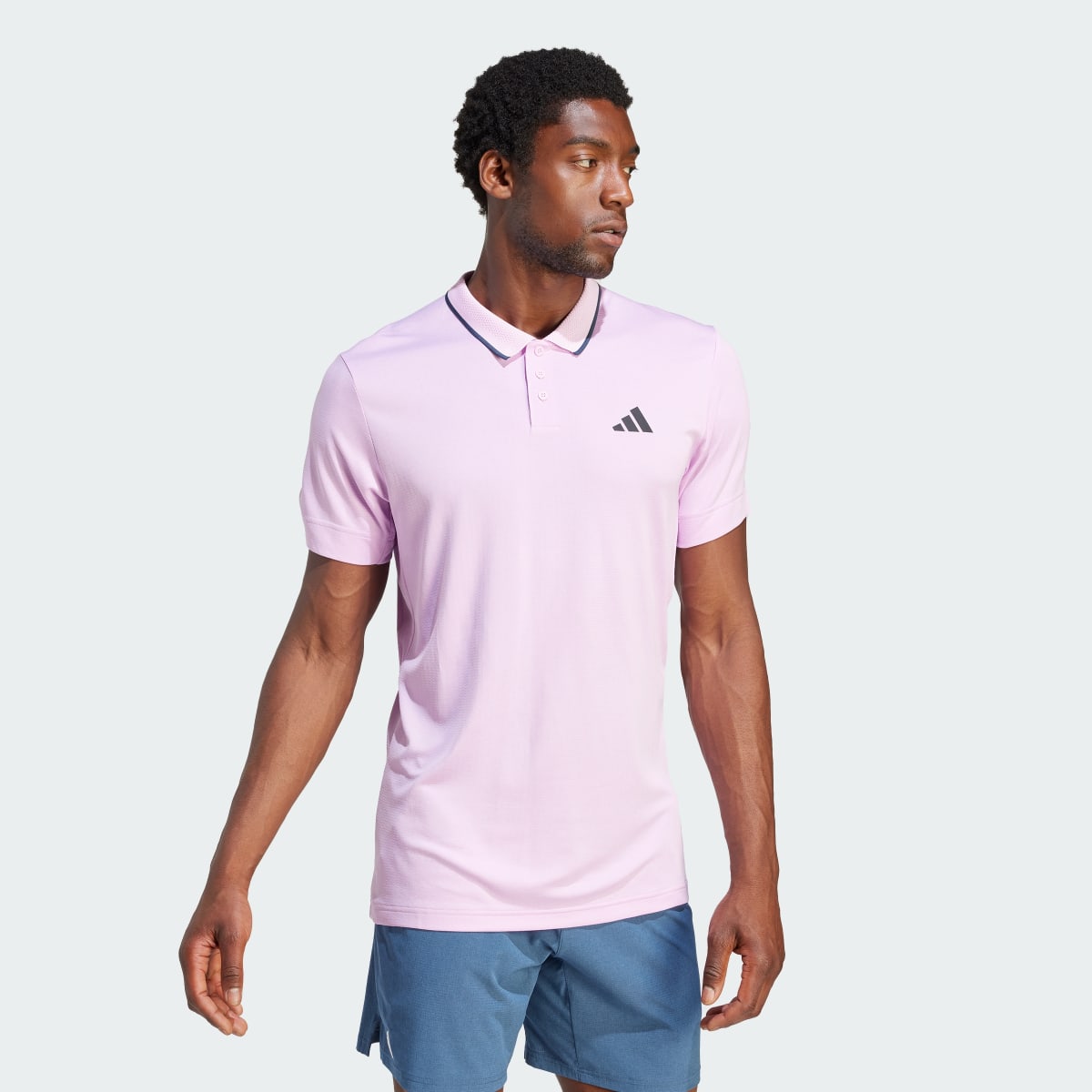 Adidas Playera Polo FreeLift para Tenis. 5