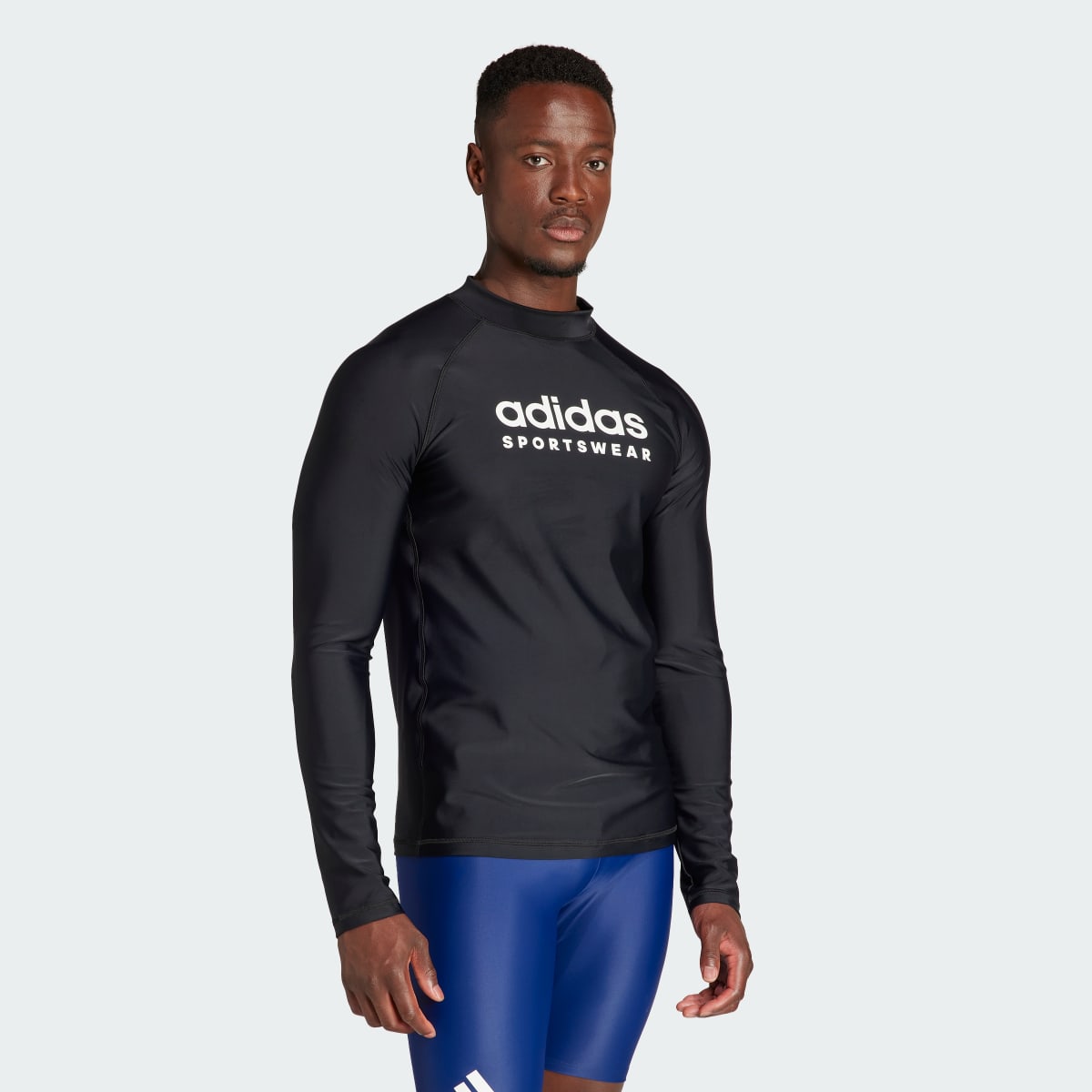 Adidas Playera de Natación Manga Larga. 4