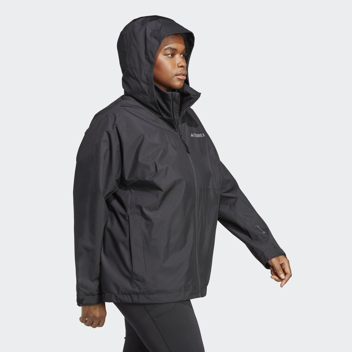 Adidas Terrex Multi RAIN.RDY 2-Layer Rain Jacket (Plus Size). 4