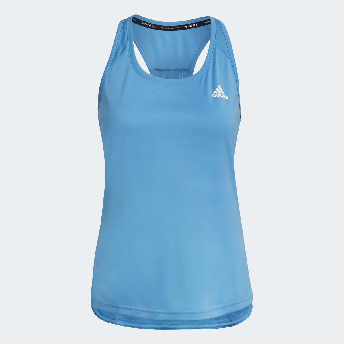 Adidas Playera sin Mangas Primeblue Designed 2 Move 3 Franjas Sport. 6