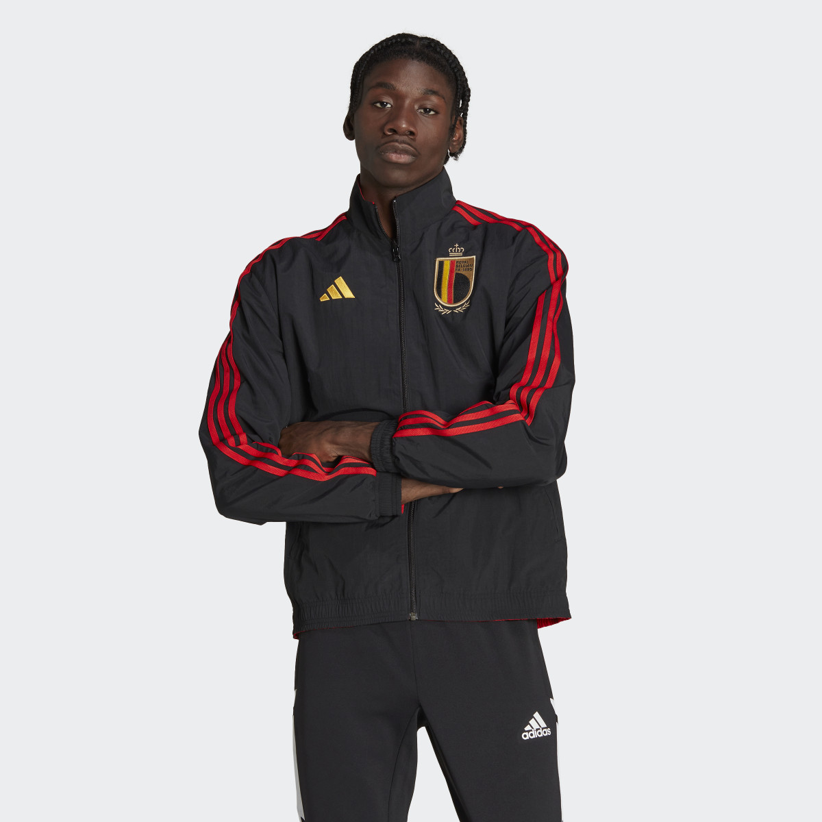 Adidas Belgien Anthem Jacke. 4