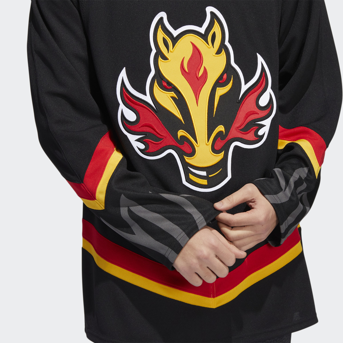 Adidas Flames Third Authentic Jersey. 7