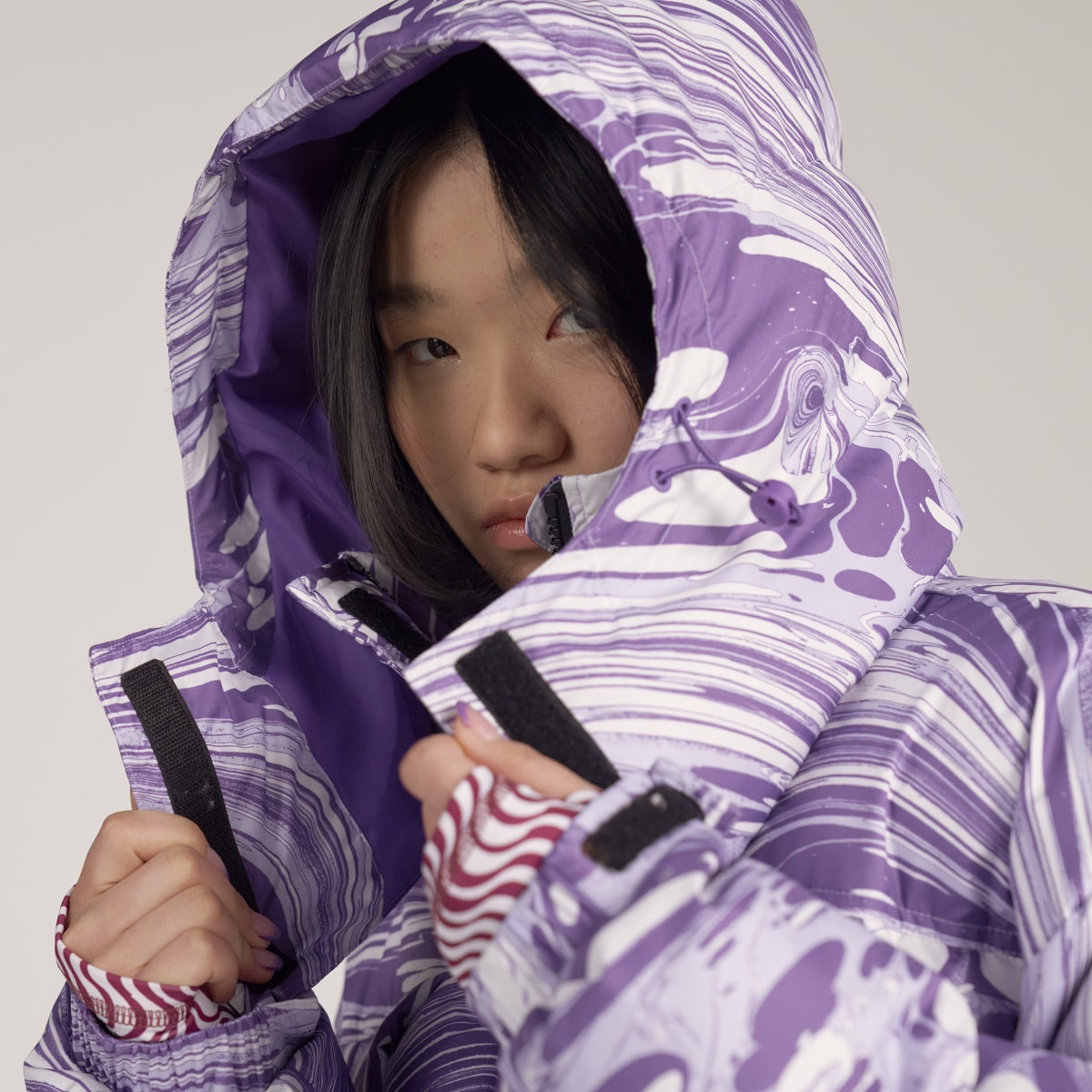 Adidas Anorak adidas by Stella McCartney Padded Printed Winter. 10