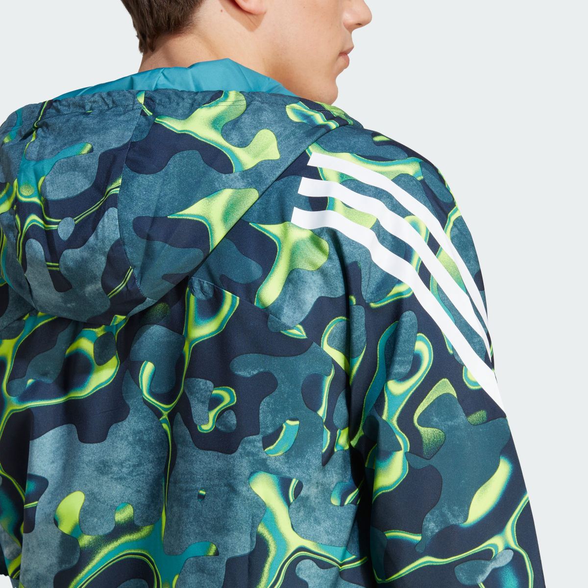 Adidas Bluza z kapturem Future Icons Allover Print Full-Zip. 8