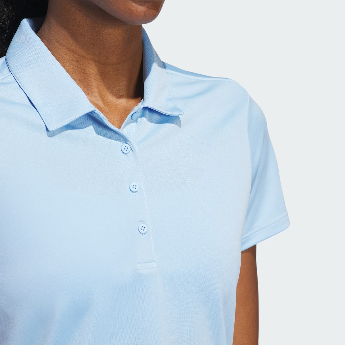 Adidas Women's Solid Performance Short Sleeve Polo Shirt. 5