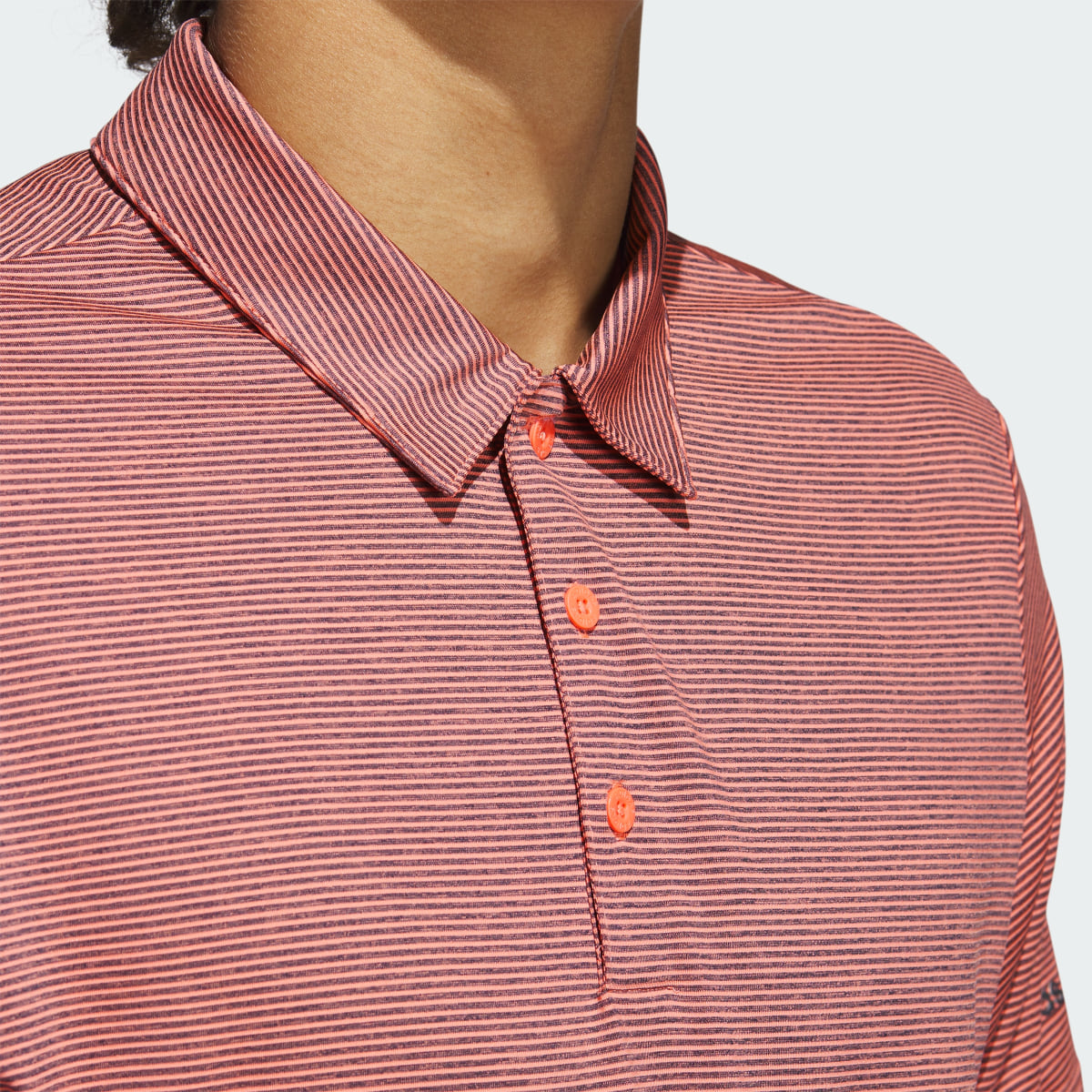 Adidas Ottoman Stripe Polo Shirt. 7