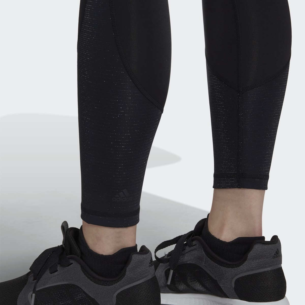 Adidas Optime Training Shiny Full Length Leggings. 9