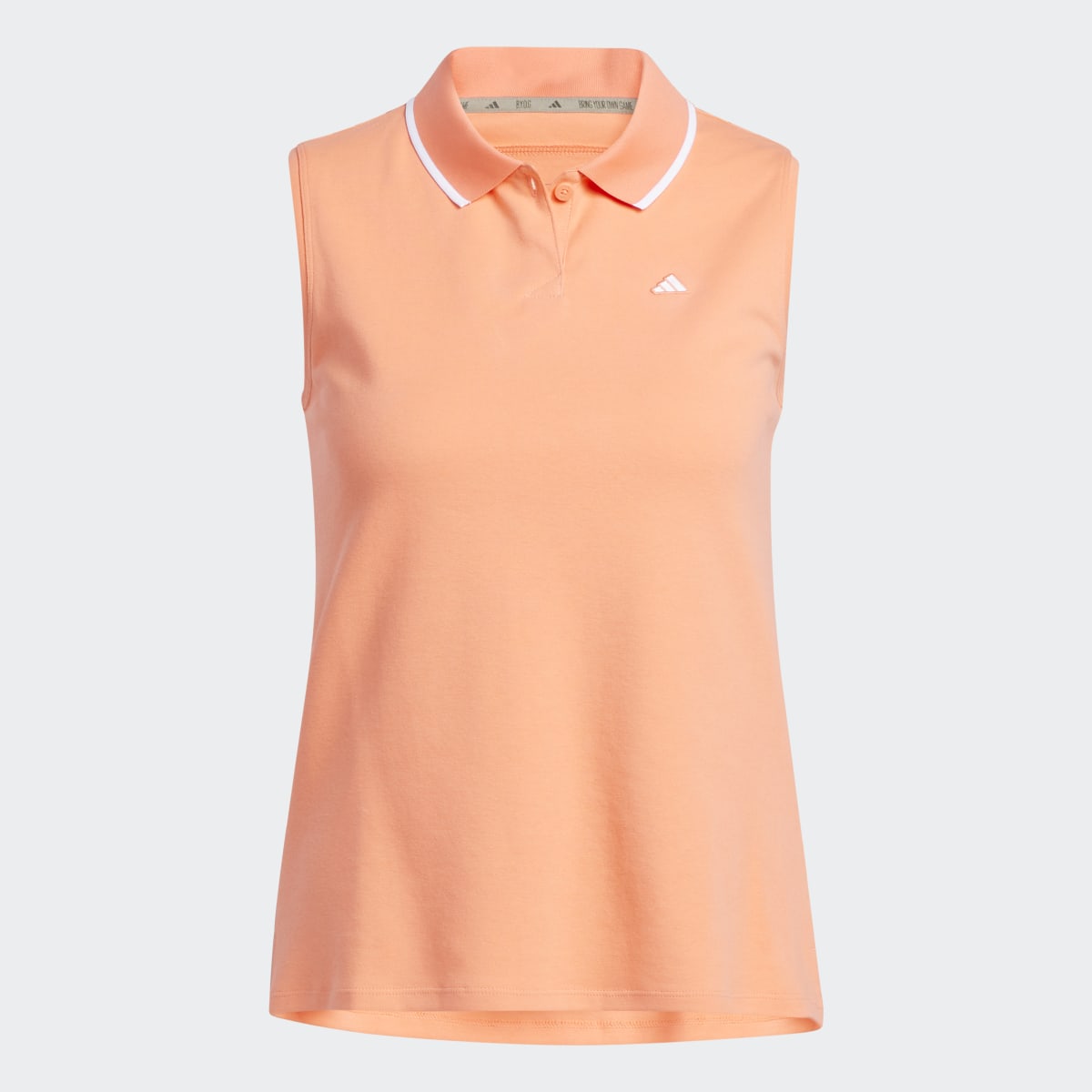 Adidas Go-To Piqué Sleeveless Golf Poloshirt. 5