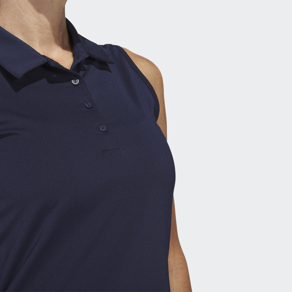 Adidas Ultimate365 Solid Sleeveless Polo Shirt. 6