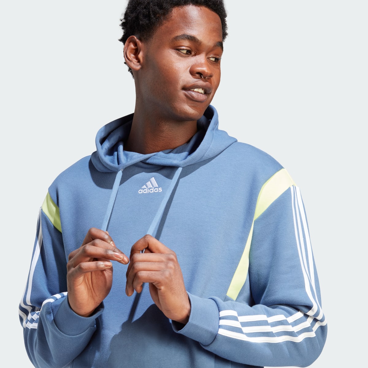 Adidas Sweatshirt com Capuz. 6