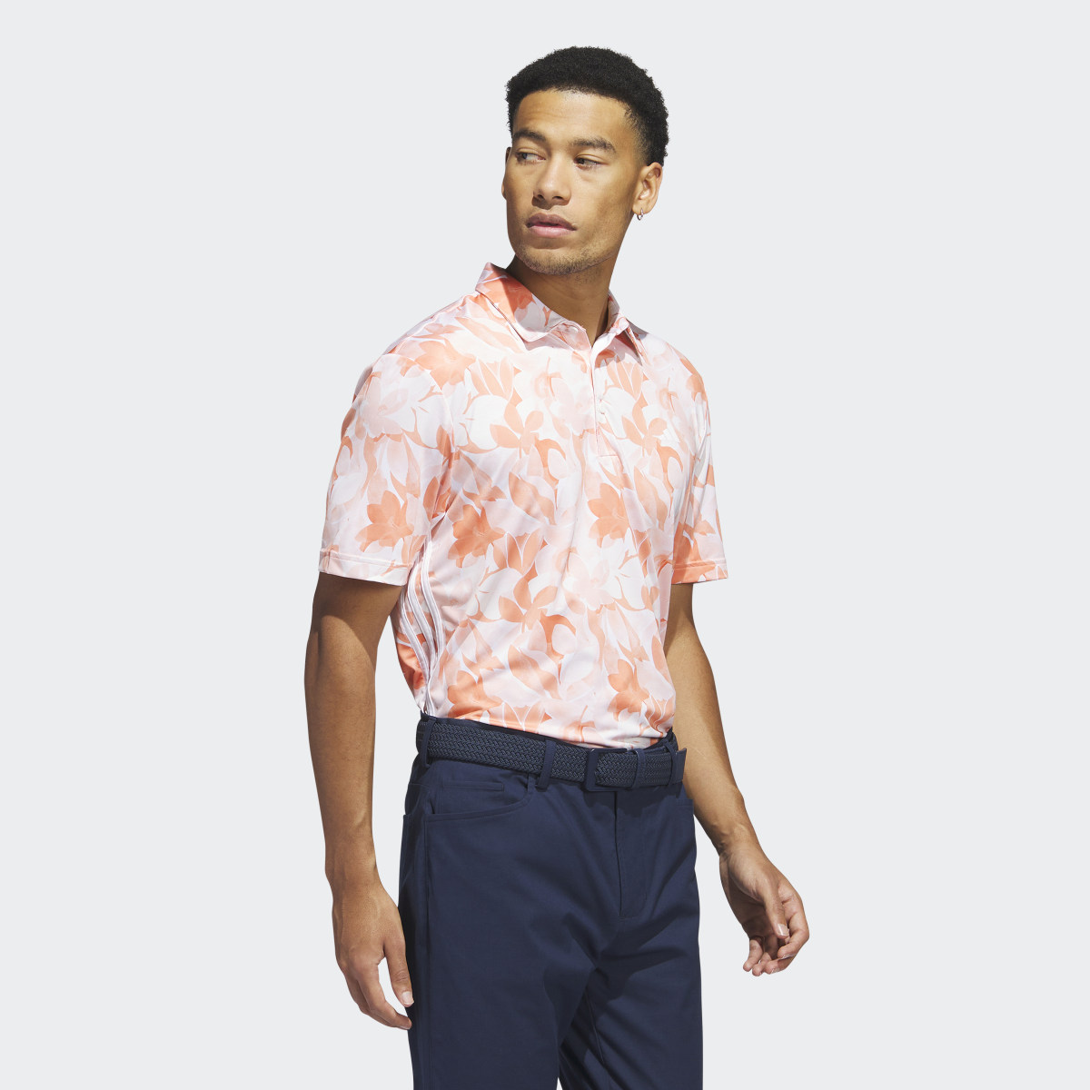 Adidas Floral Polo Shirt. 8