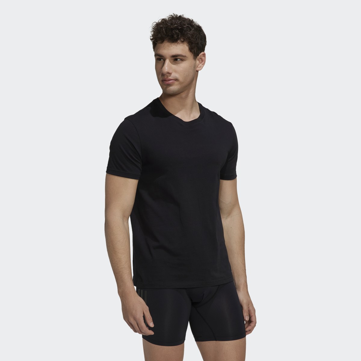 Adidas Active Flex Cotton Crewneck Shirt Underwear. 4