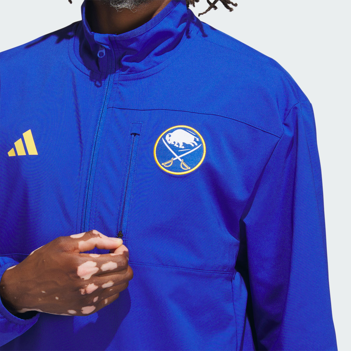 Adidas Sabres Fleece Top. 6