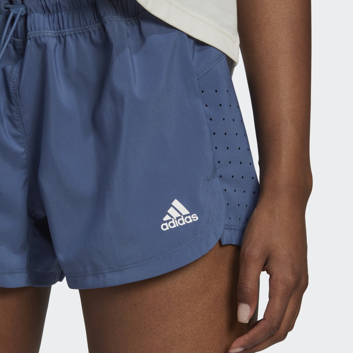 Adidas Perforated Pacer Shorts. 5