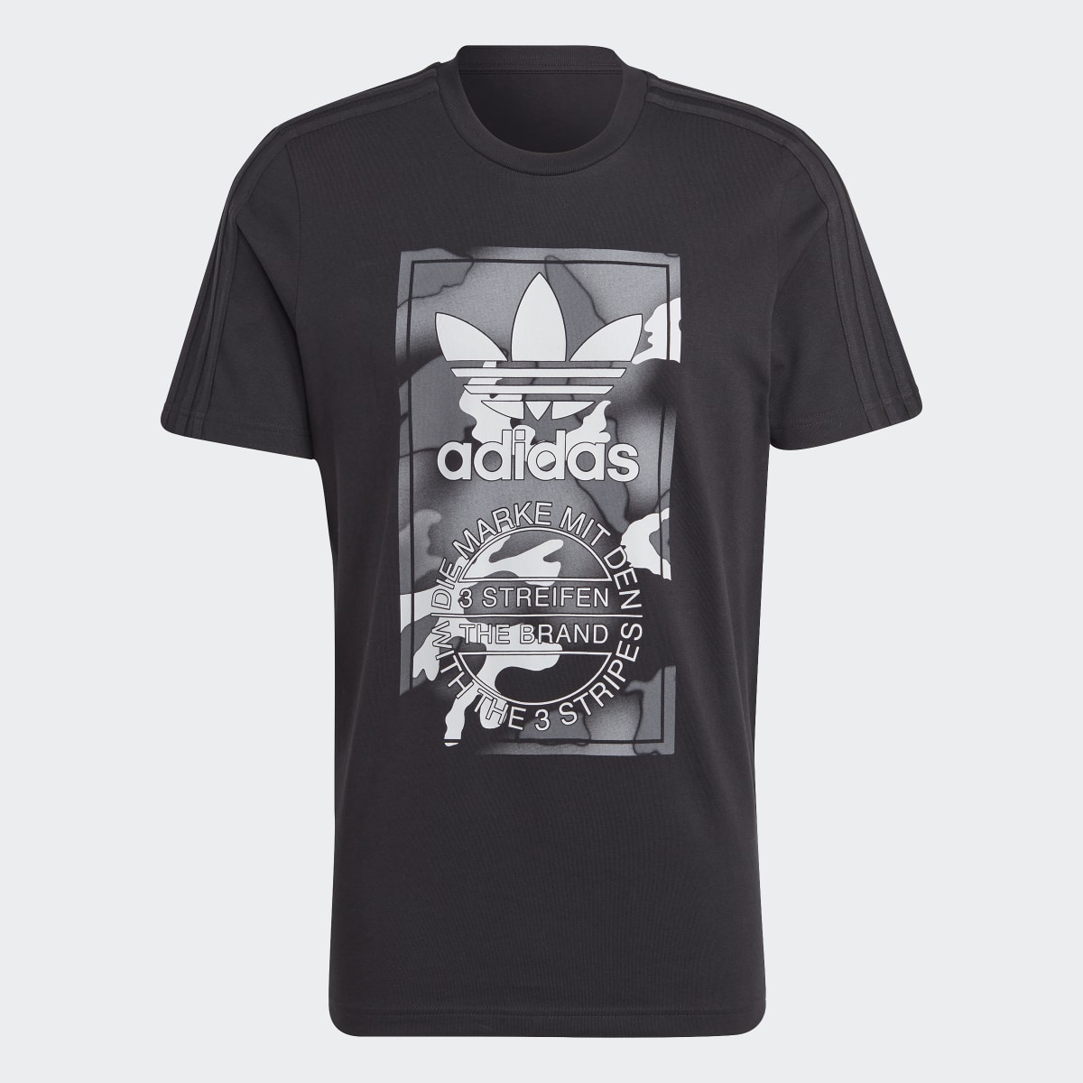 Adidas T-shirt languette graphique à motif camouflage. 5