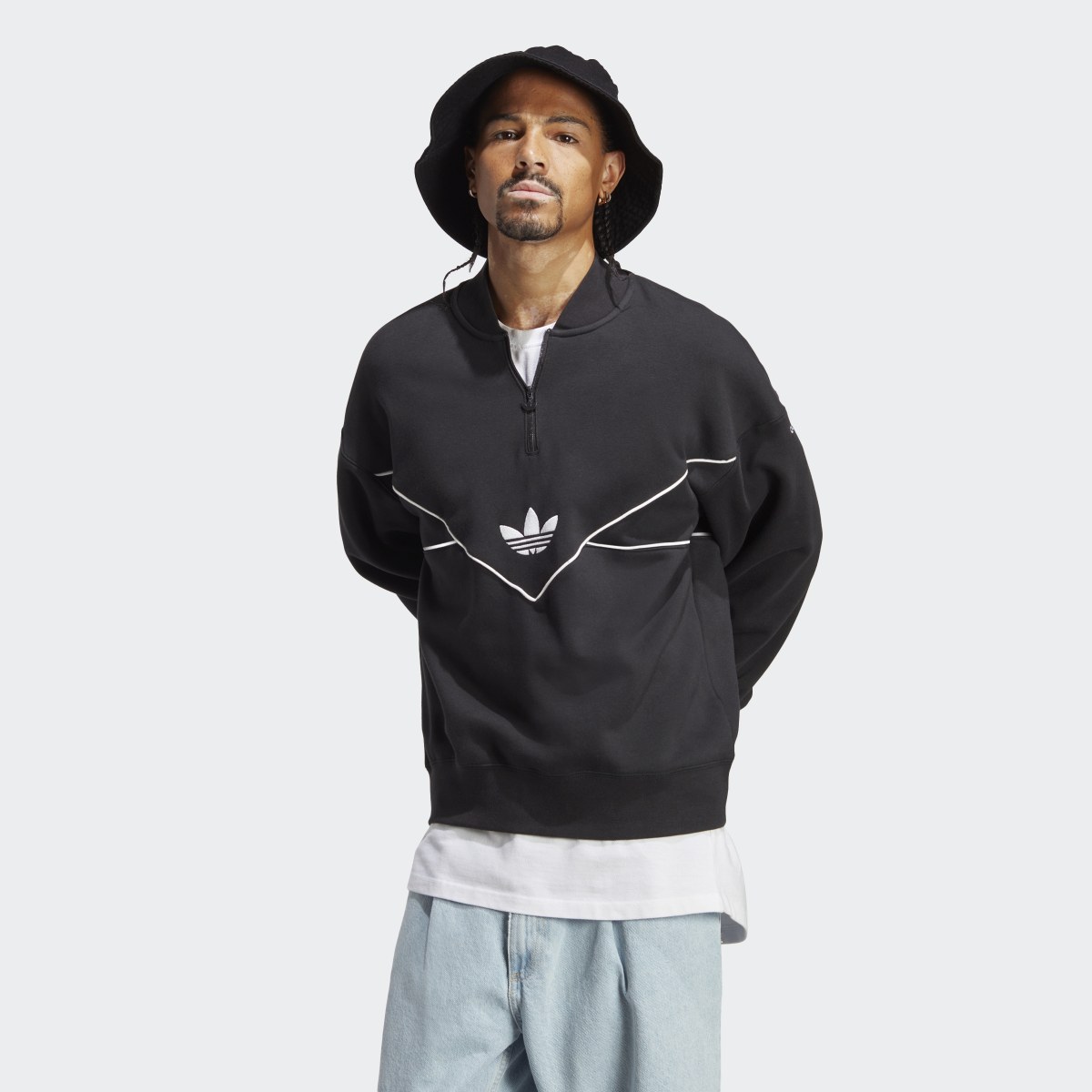 Adidas originals zip crew discount