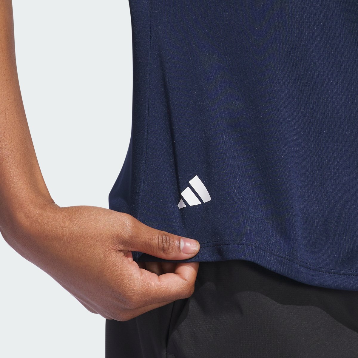 Adidas Solid Performance Short Sleeve Poloshirt. 7