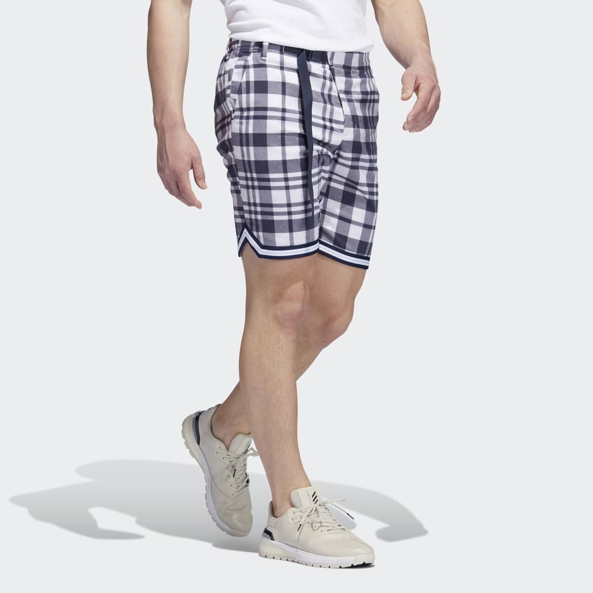 Adidas Adicross Plaid 8.5-Inch Shorts. 4